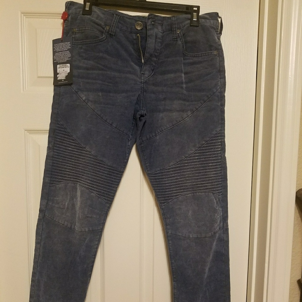 NWT True Religion Classic Moto Pants